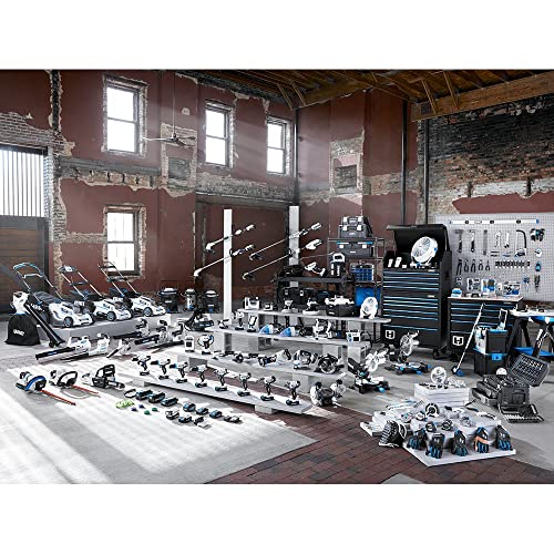 Warehouse full of Hart power tools, mowers, tool chests and accessories