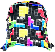 Load image into Gallery viewer, 1616 Holdings Tetris Classic 80&#39;s Video Game Plush Travel Throw Blanket 40x50 inch Black
