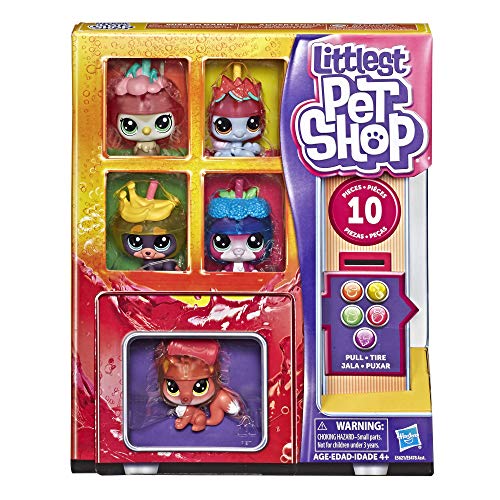 Vending machine style package with five pets in windows, 10 pieces