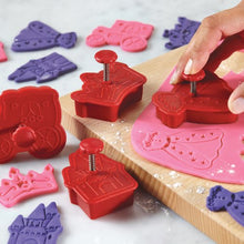 Load image into Gallery viewer, Cake Boss Fondant Press, Stamp Set, Red
