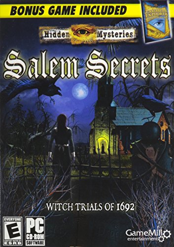 PC game box with a girl at a gate before a moonlit village church and ravens