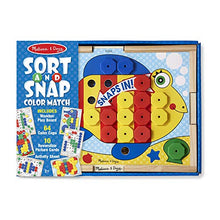 Load image into Gallery viewer, Melissa &amp; Doug Sort and Snap Color Match - Sorting and Patterns Educational Toy
