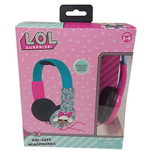 Load image into Gallery viewer, L.O.L. Surprise! Kids Safe Over The Ear Headphones HP2-03136 | Kids Headphones, Volume Limiter for Developing Ears, 3.5MM Stereo Jack, white/black Recommended for Ages 3-9, by Sakar
