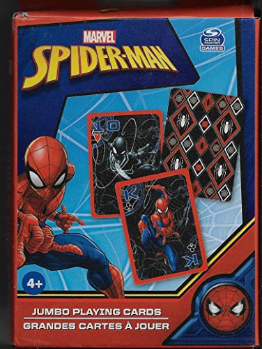 Front of the Spider-Man card box showing a red and black card back