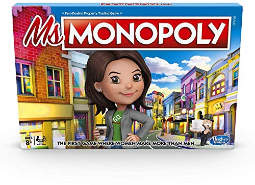 Monopoly Ms.Monopoly Board Game for Ages 8 & Up, Brown (E8424)