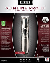 Load image into Gallery viewer, Andis 32400 Slimline Pro Lithium Ion T-blade Trimmer, Chrome
