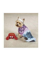 Load image into Gallery viewer, Casual Canine Glim-Mermaid Dog Costume, Large, Purple
