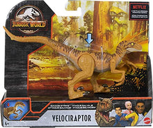Load image into Gallery viewer, Jurassic World Velociraptor - Claw Slash Savage Strike Dinosaur Action Figure, Smaller Size, Attack Move Iconic to Species, Movable Arms &amp; Legs, Great Gift for Ages 4 Years Old &amp; Up
