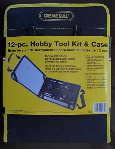 General 12 Pc. Hobby Tool Kit & Case