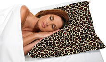Load image into Gallery viewer, Betty Dain Satin Pillowcase, Standard, Leopard Print
