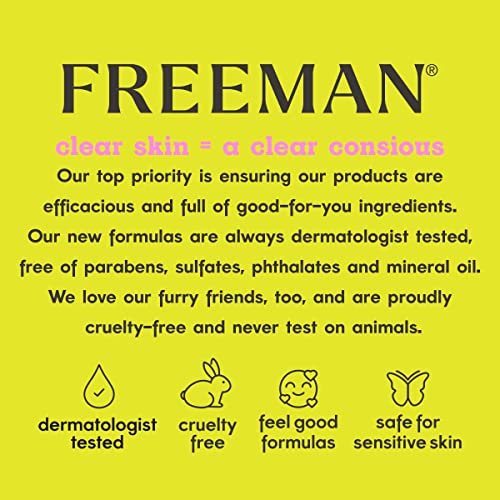 Yellow panel on clean formulas: dermatologist tested, cruelty free