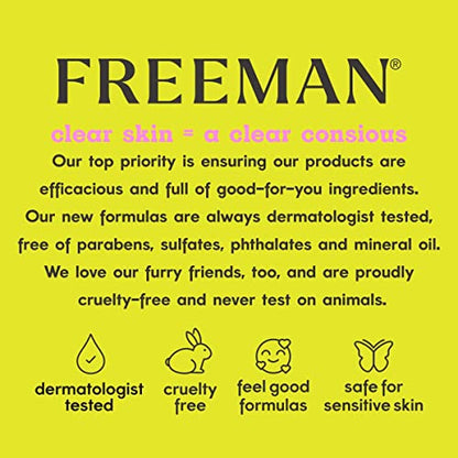 Glacier Water and Pink Peony Hydrating Anti Pollution Gel Cream Mask by Freeman, 6 Oz (Pack of 1)