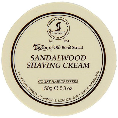 Taylor of Old Bond Street Sandalwood Shaving Cream Bowl, 5.3-Ounce