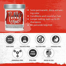 Load image into Gallery viewer, Punky Fire Semi Permanent Conditioning Hair Color, Non-Damaging Hair Dye, Vegan, PPD and Paraben Free, Transforms to Vibrant Hair Color, Easy To Use and Apply Hair Tint, lasts up to 35 washes, 3.5oz
