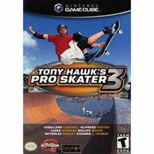 GameCube game cover with a skater grabbing his board above a halfpipe