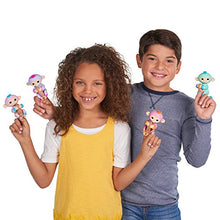 Load image into Gallery viewer, Fingerlings 2Tone Monkey - Charlie (Blue with Green Accents) - Interactive Baby Pet

