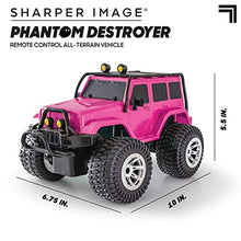 Load image into Gallery viewer, SHARPER IMAGE RC All Terrain Phantom Destroyer Toy Car, Off Road Action Rugged Roll Bar Design, Quick Response 2.4 GHz Wireless Remote Control, Built-in Radio Frequencies for Racing, Great for Kids
