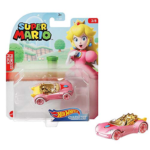 Hot Wheels Gaming Character Car Super Mario 2020 Series-Princess Peach Vehicle(3/8)
