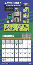 Load image into Gallery viewer, Minecraft 2021 16-Month Calendar
