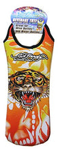Load image into Gallery viewer, Ed Hardy By Christian Audigier Neoprene Reusable Wine Bottle Tote Gift Bag, Tattoo for Men, Women (Flame Tiger)
