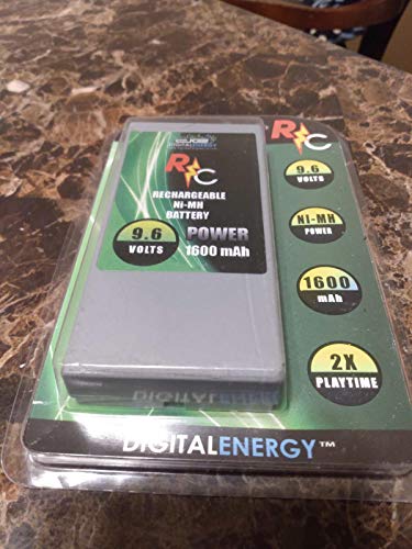 Digital Energy 9.6V 1600mAh Ni-MH Battery for RC Vehicles