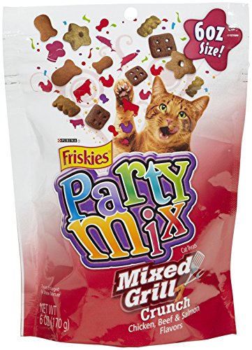 Friskies Purina Party Mix Cat Treats Mixed Grill Crunch