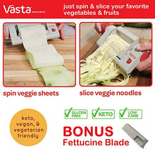 Load image into Gallery viewer, Vasta 2-in-1 Vegetable &amp; Fruit Sheet &amp; Noodle Slicer
