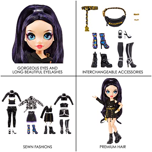 Four panels: doll eyes, accessories, sewn fashions and premium hair