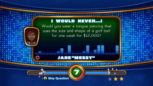 I would never question screen with a player avatar and countdown