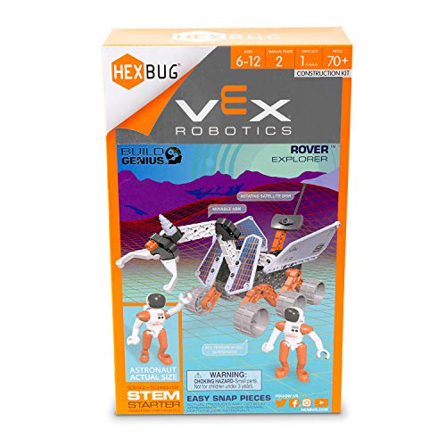 HEXBUG VEX Robotics Rover Explorer box, 70+ pieces, ages 6 to 12