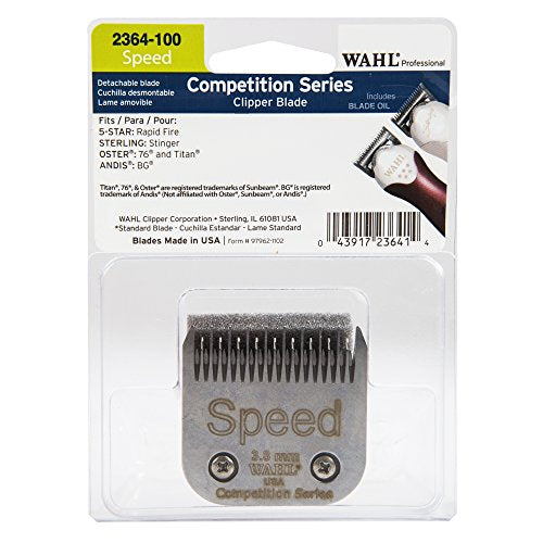 WAHL Competition Series Clipper Blade Size Speed CL-2364-100 UPC:043917236414