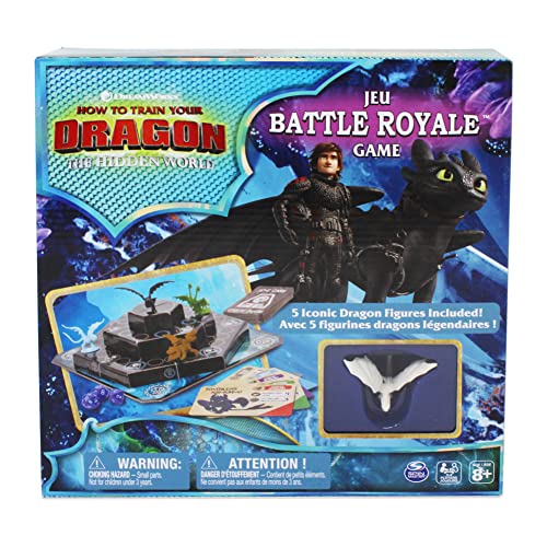 Spin Master Games DreamWorks, How to Train Your Dragon, The Hidden World Battle Royale Game for Kids, Teens and Adults