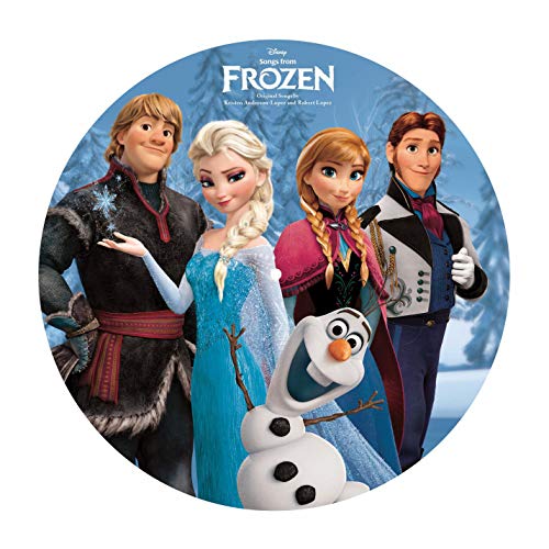 Songs from Frozen picture disc with Kristoff, Elsa, Anna, Hans and Olaf
