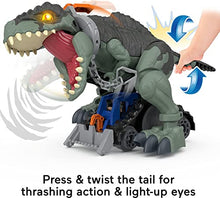 Load image into Gallery viewer, Jurassic World Toys Jurassic World Dominion Dinosaur Toy Mega Stomp &amp; Rumble Giga Dino with Lights &amp; Sounds, Owen Grady Figure, for Ages 3+ Years
