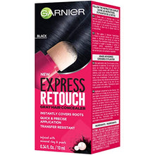 Load image into Gallery viewer, Garnier Hair Color Express Retouch Gray Hair Concealer, Instant Gray Coverage, Black, 1 Count
