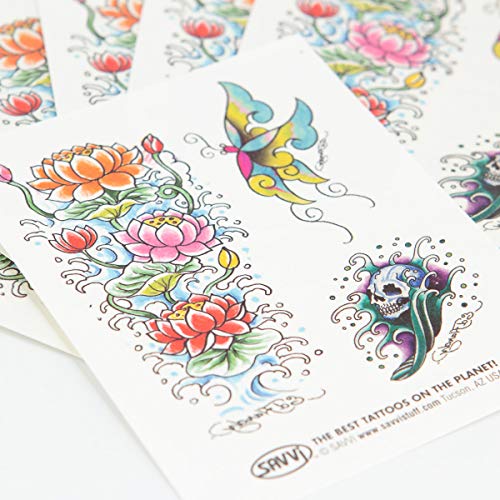 Savvi Mega Value Pack - Over 125 Temporary Tattoos