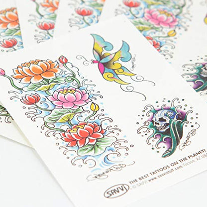 Savvi Mega Value Pack - Over 125 Temporary Tattoos