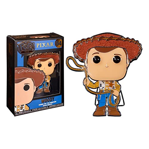 Cowboy enamel pin with a flocked hat and lasso beside its number 04 box