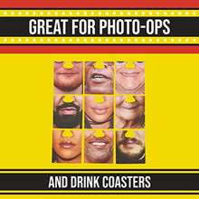Load image into Gallery viewer, Selfie Props Celebrity Face Mat Party Photo Prop Coasters, Set of 20
