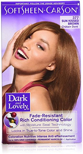 Dark and Lovely Fade Resistant Rich Conditioning Color, No. 377, Sun Kissed Brown, 1 ea