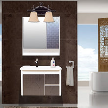 Load image into Gallery viewer, Portfolio 2-Light Forged Bronze Bathroom Vanity Light
