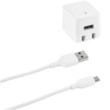 Load image into Gallery viewer, Onn 2.4 Amp Wall Charger with Micro USB Syn, White

