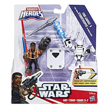 Load image into Gallery viewer, Star Wars Galactic Heroes Finn (Jakku) and First Order Stormtrooper Pack
