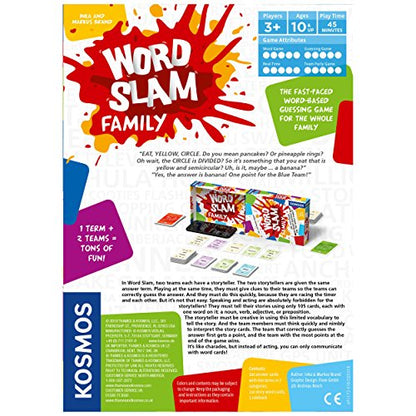 Thames & Kosmos Word Slam Family | Fast-Paced Multiplayer Party Card & Word Game | High Playercount | Based On The Award Winning Word Slam
