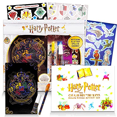 Harry Potter Journal and Pen Set ~ Premium Harry Potter Diary, Pen, Stickers, Gems, and More!