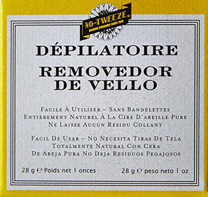 No-Tweeze Classic Hard Wax Hair Remover, 1 oz.