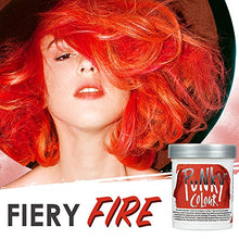 Load image into Gallery viewer, Punky Fire Semi Permanent Conditioning Hair Color, Non-Damaging Hair Dye, Vegan, PPD and Paraben Free, Transforms to Vibrant Hair Color, Easy To Use and Apply Hair Tint, lasts up to 35 washes, 3.5oz

