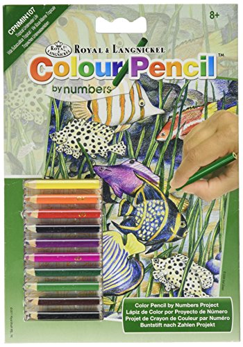 ROYAL BRUSH Mini Colour Pencil by Number Kit 5