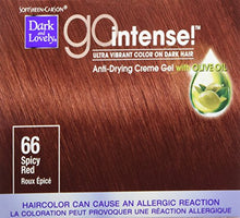 Load image into Gallery viewer, Go Intense Hair Dye for Dark Hair with Olive Oil for Shine and Softness, Spicy Red
