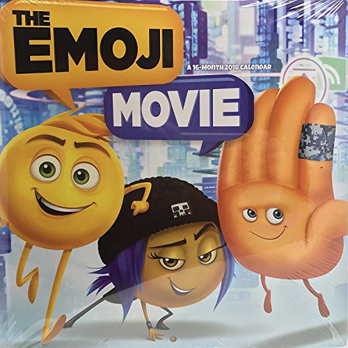 The Emoji Movie 16 month 2018 Calendar 10 x 10
